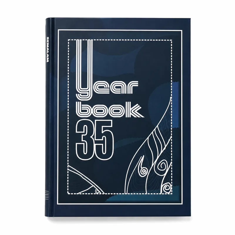 Cetak buku tahunan (yearbook) sekolah hard cover